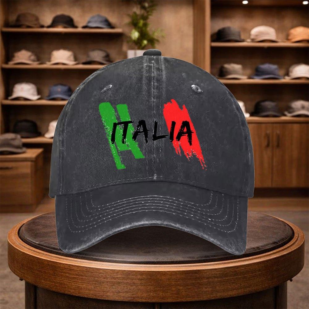 Tricolore Print Baseballkappe Lässige Snapback Modehut Verstellbare Outdoor Freizeitkappe für Alle Jahreszeiten Ideal für Reisen a