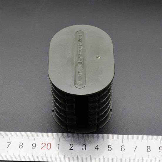 Fishing Line Storage Holder with 6 Line Slots Fishing Leader Keeper with Rigging Spools to Keep Snells And Rigs Organized