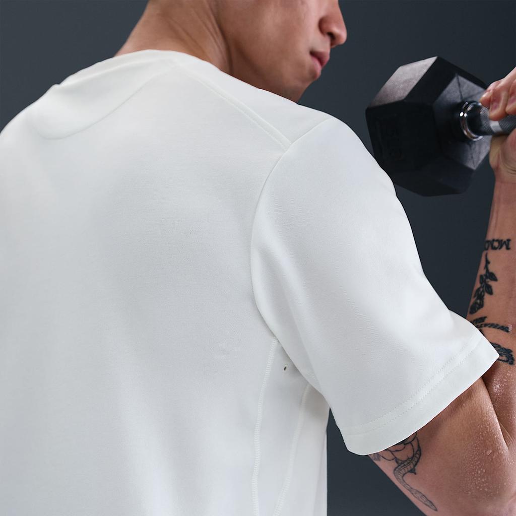 Nike Swoosh Dri-Fit Comfortable Casual Simple Versatile Short Sleeve T-Shirt Men Tops White DV9832-133