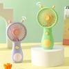 USB Rechargeable Cute Snail Mini Fan: Silent, Handheld, Desktop & Portable for Students