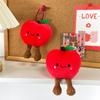 1 Piece Cartoon Figure Red Apple Doll Fruit Food Toy Cute Plush Pendant Stuffed Bag Decoration Birthday Gifts