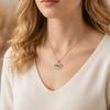 Pleated Devil's Eye Devil's Eye Necklace Pendant Banquet Clothes Neck Chain  Valentine's Day Gift
