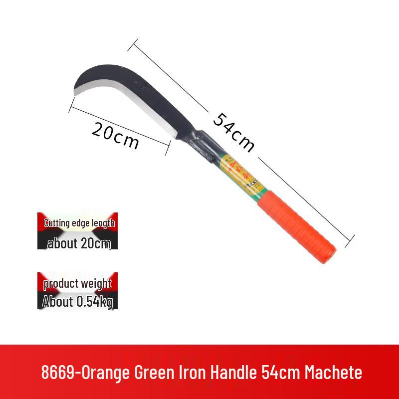 Extended Handle Hook Knife for Grass & Firewood