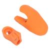 2 Stück Geigenbogen Griffkorrektor Weiches Wiederverwendbares Silikon Geige Viola Bogenhaltung Lernhilfe Orange