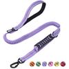 Tactical Dog Leash Heavy Duty Reflective Strong No Pull Bungee Leash For Medium Large Dogs With Comfortable Padded Double Handle