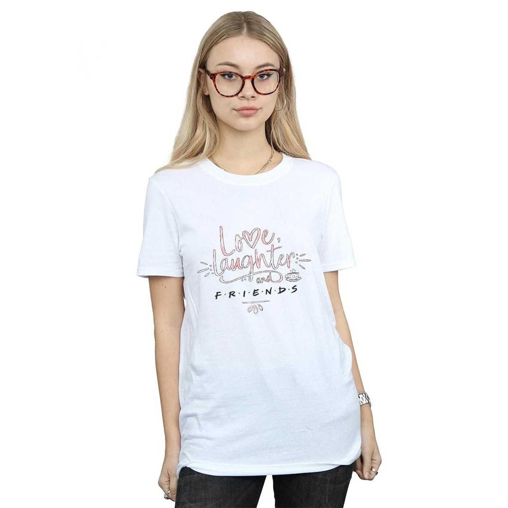 Friends Womens/Ladies Love Laughter Cotton Boyfriend T-Shirt