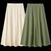 Fashion Style 2024 Summer New Arrival Women's Fashion Casual Easiest for Match Minimalist Layer Midi Skirt Skirt 8741070