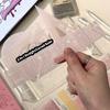 4PCS/Set Thickened Straight Ruler Transparent Set Square Multifunctional Jelly Ruler Set  Boys/Girls