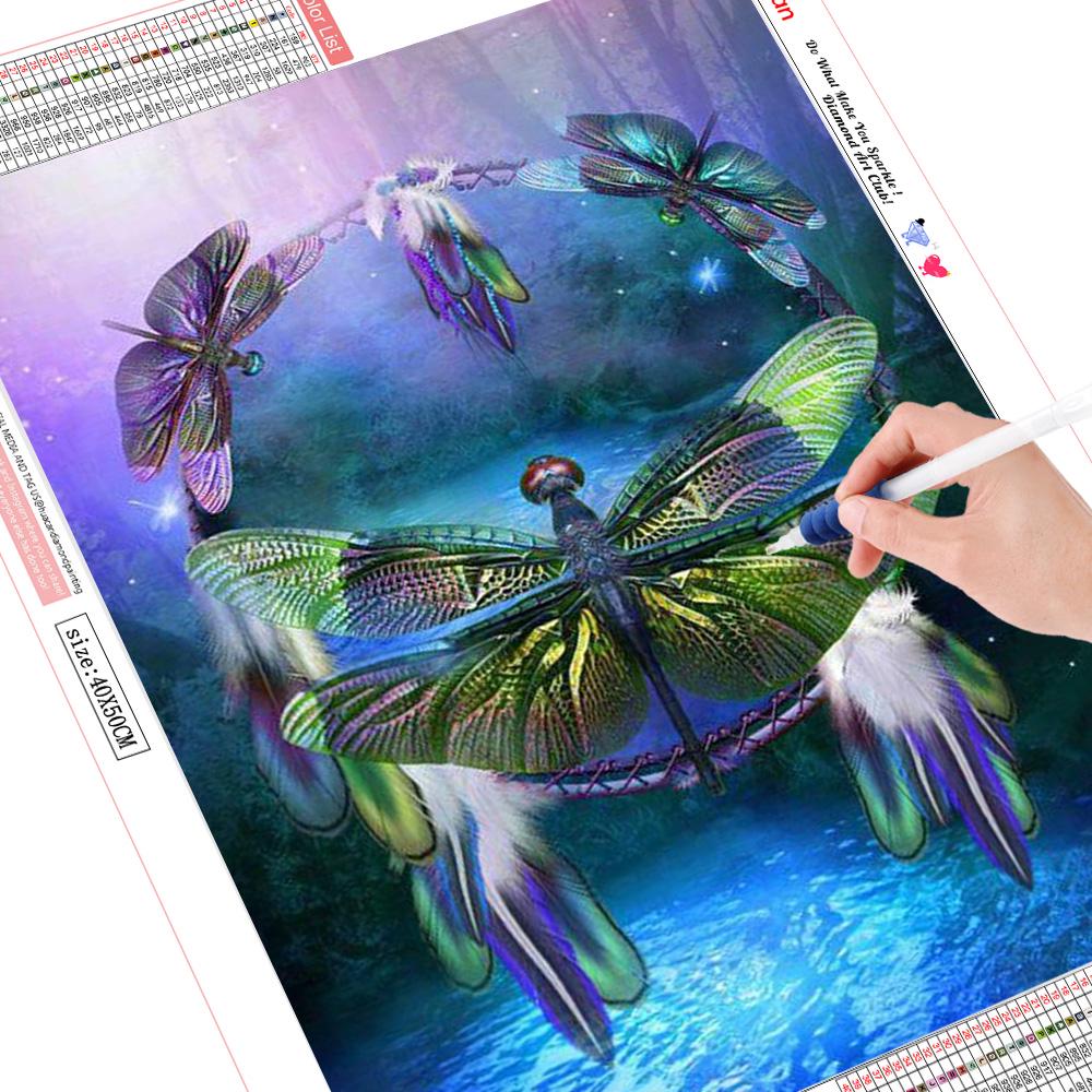 

HUACAN Алмазная картина Бабочка Дрель Мозаика DIY Алмазная вышивка 20*30 cm