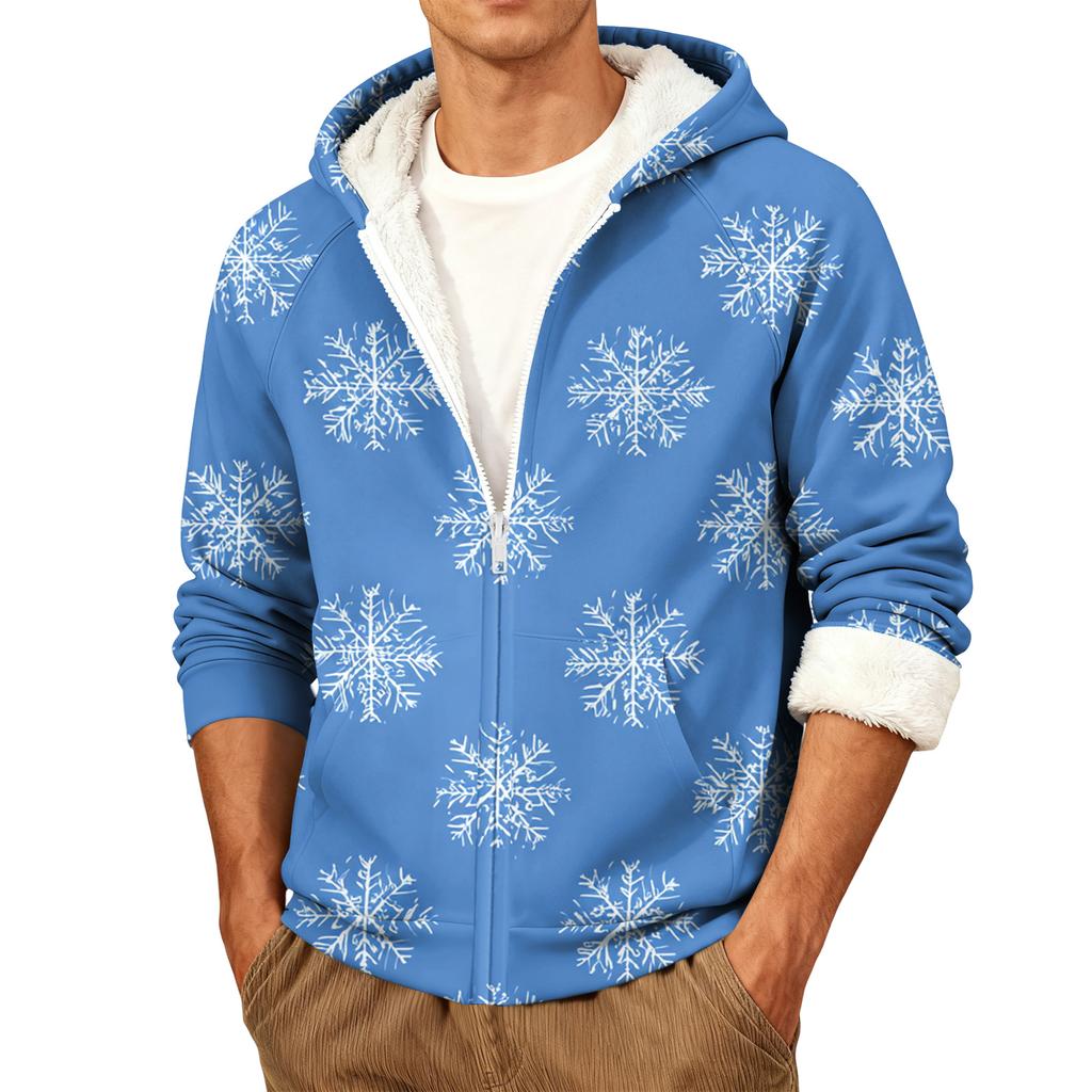 Men's Casual Warm Hooded Jacket