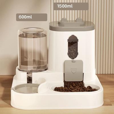 Trocken Nass Trennung Haustier Wasserspender Katze Hund Fressnapf Haustier Kätzchen Napf Zubehör