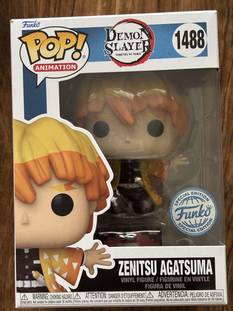 

[USED] Not available in Japan FUNKO POP Demon Slayer 1488 Agatsuma Zenitsu FUNKO Exclusive