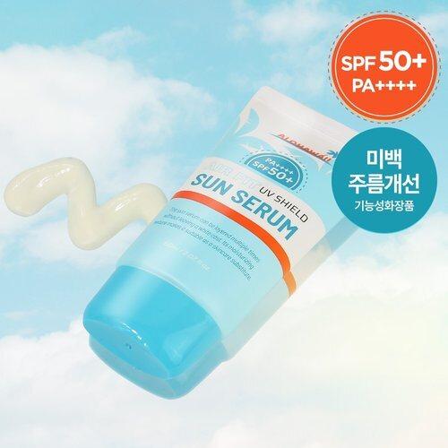 (1+1) Aloha Hawaii UV Shield Air Fit Sonnen-Serum 60ml SPF50+ PA++++ / Nicht weißelnd, feuchtigkeitsspendendes Sonnenschutzmittel Sunblock_631373