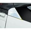 For Toyota CHR C-HR 2016-    Chrome Rear Window Spoiler Wing Cover Trim C Pillar Frame Trims Car Accessories2pcs