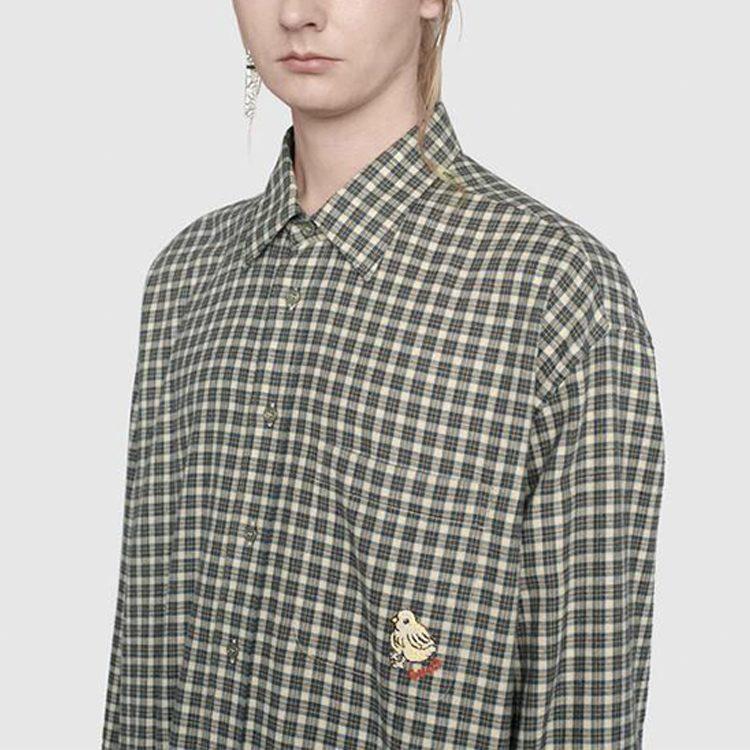 Runway Oversized Checked Shirt 628325-ZAFKN-9042