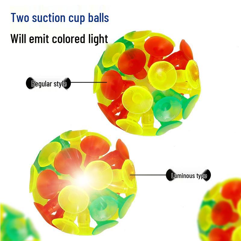 Hobby Toss & Catch Suction Cup Racket - Outdoor/Indoor Parent-Child Sticky Ball Toy