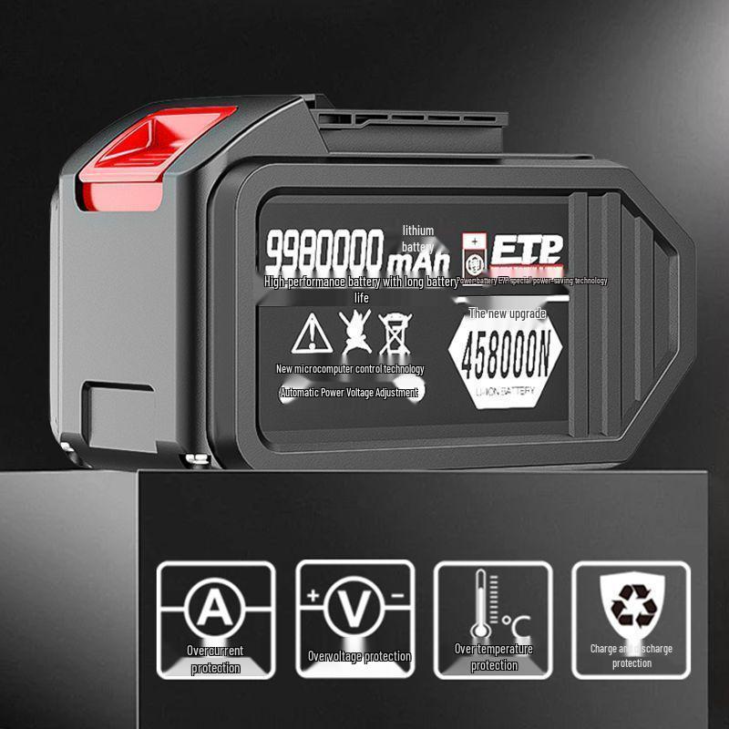 Powerful Brushless Impact Wrench with High Torque & Lithium Battery for Ironworkers, Carpenters, and Auto Repair