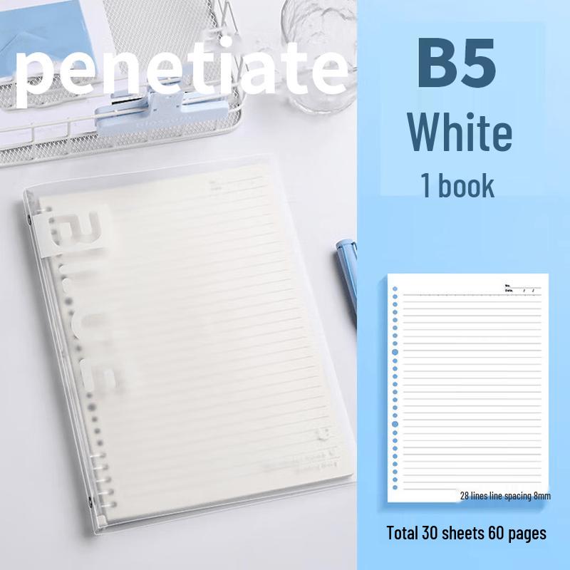 SUNWOOD B5 Detachable 10-Hole Loose-Leaf Notebook