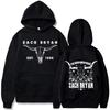 Zach Bryan Hoodie Mann Frau Westlicher Country Musik Hoodie. Retro Western Doppelseitiger Druck Country Musik Unisex Sweatshirt