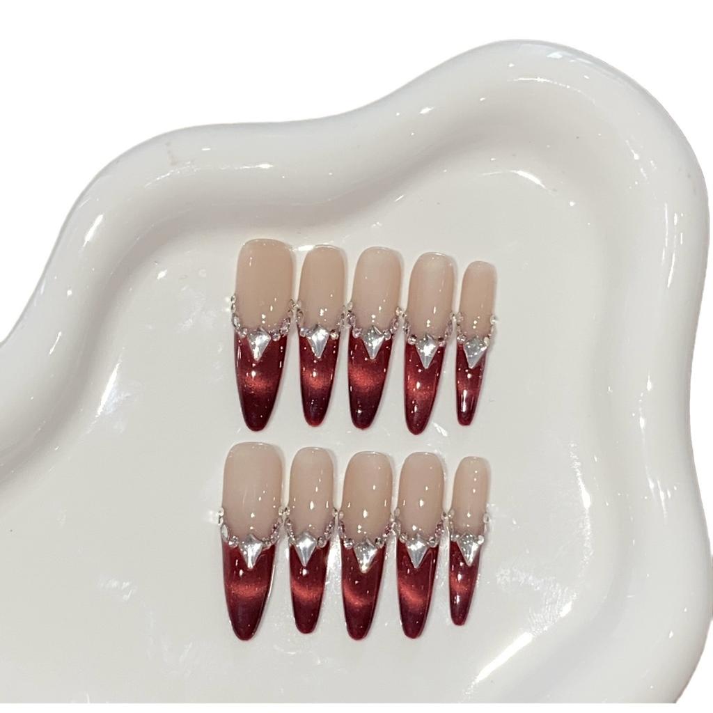 Cherry New Year Red Gradient Aurora Smiling French Cat Eyes Native Love Wear Armor