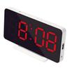 LED Mirror Alarm Clock Electronic Alarm Clock Adjustable Mirror Bedside Clock