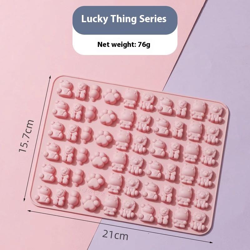 

1pc Mix Fruit Animal Silicone Chocolate Mold Rabbit Fish Fudge Candy Jelly Mould Cake Decor