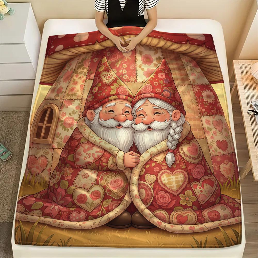 

1Pc Valentine s Day Print Flannel Blanket, High quality Comfortable for All Seasons, Home Decor, Perfect for Christmas Birthday Gift 80cm x 120cm