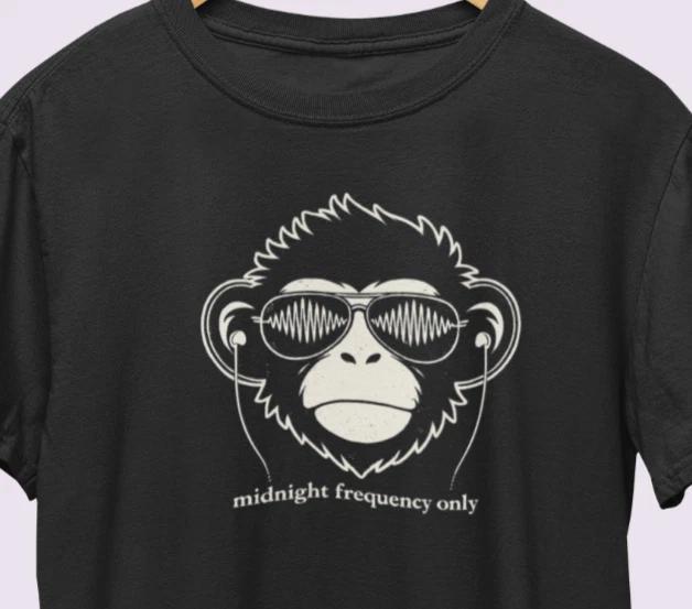 Midnight Frequency Only Retro T-Shirt / Arctic Monkeys Indie Rock Style AM Tee 3XL