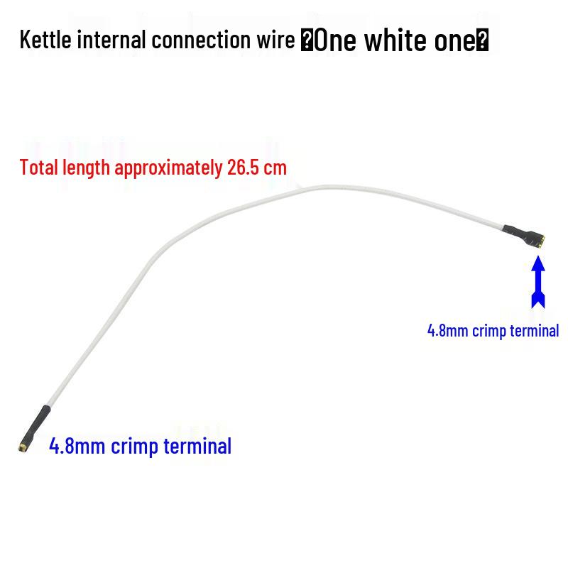 High-Temp Electric Kettle Accessories: Temp Control Coupler, Connecting Wire, Steam Switch & Indicator Light