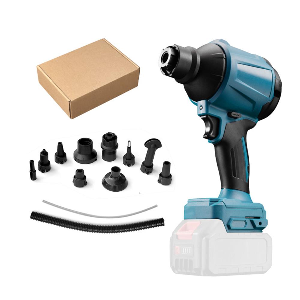 

Перезаряжаемая машина для выдувания пыли, литиевая электрическая аккумуляторная воздуходувка-очиститель, вентилятор для выдувания пыли, подходит для аккумулятора Makita 18 В