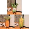 Spring Vegetable Plush Toy Set With Sponge Filling For Kids And Adults
