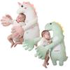 Baby Sleeping Patting Doll Pillow Electric Stuffed Animal Sleep Soothers Adjustable Speed Remote Control Sleep Calming Toys