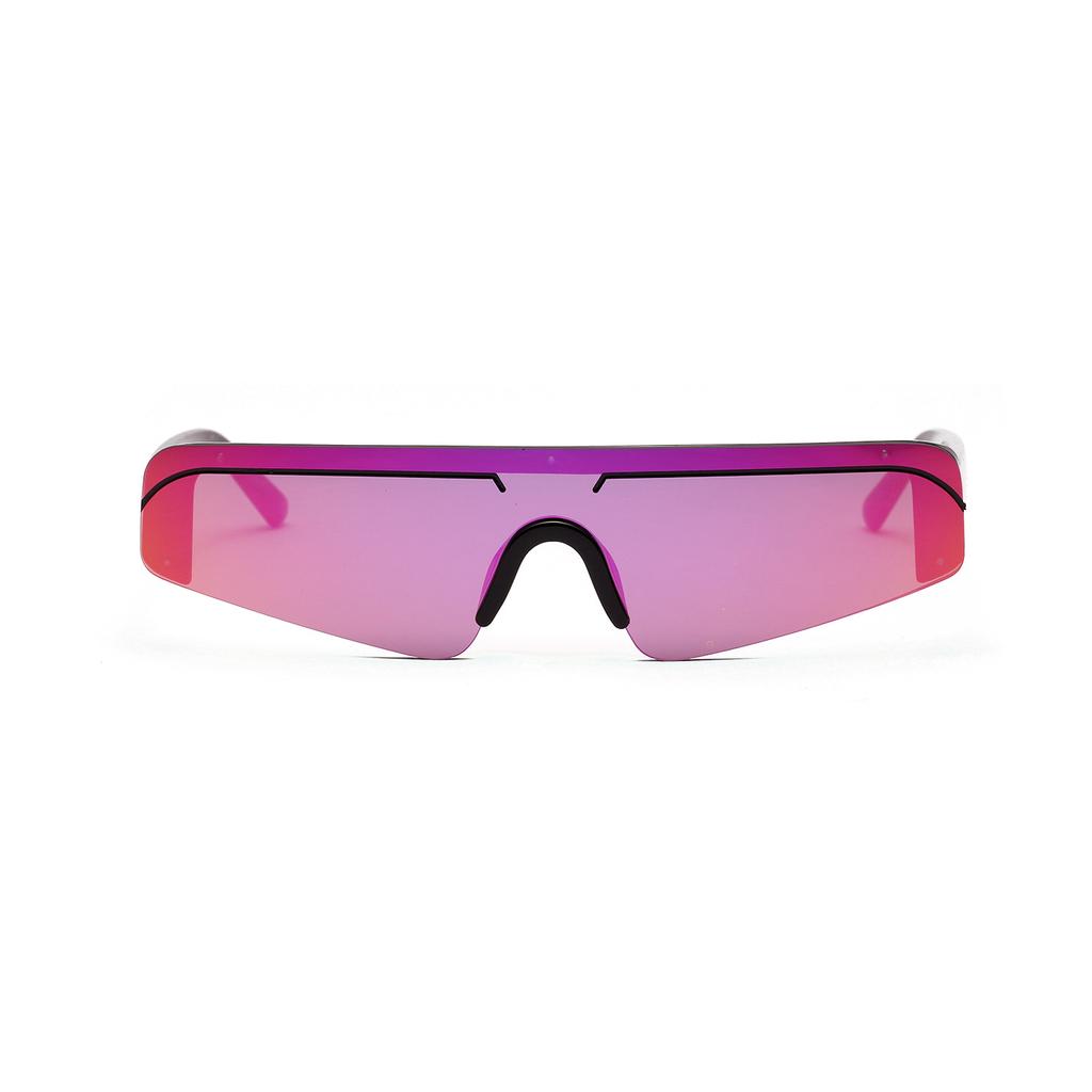 95026 Pointed Cat Eyes Sunglasses Women, Powder Film Borderless Glasses, Party Personality Sunglasses Men