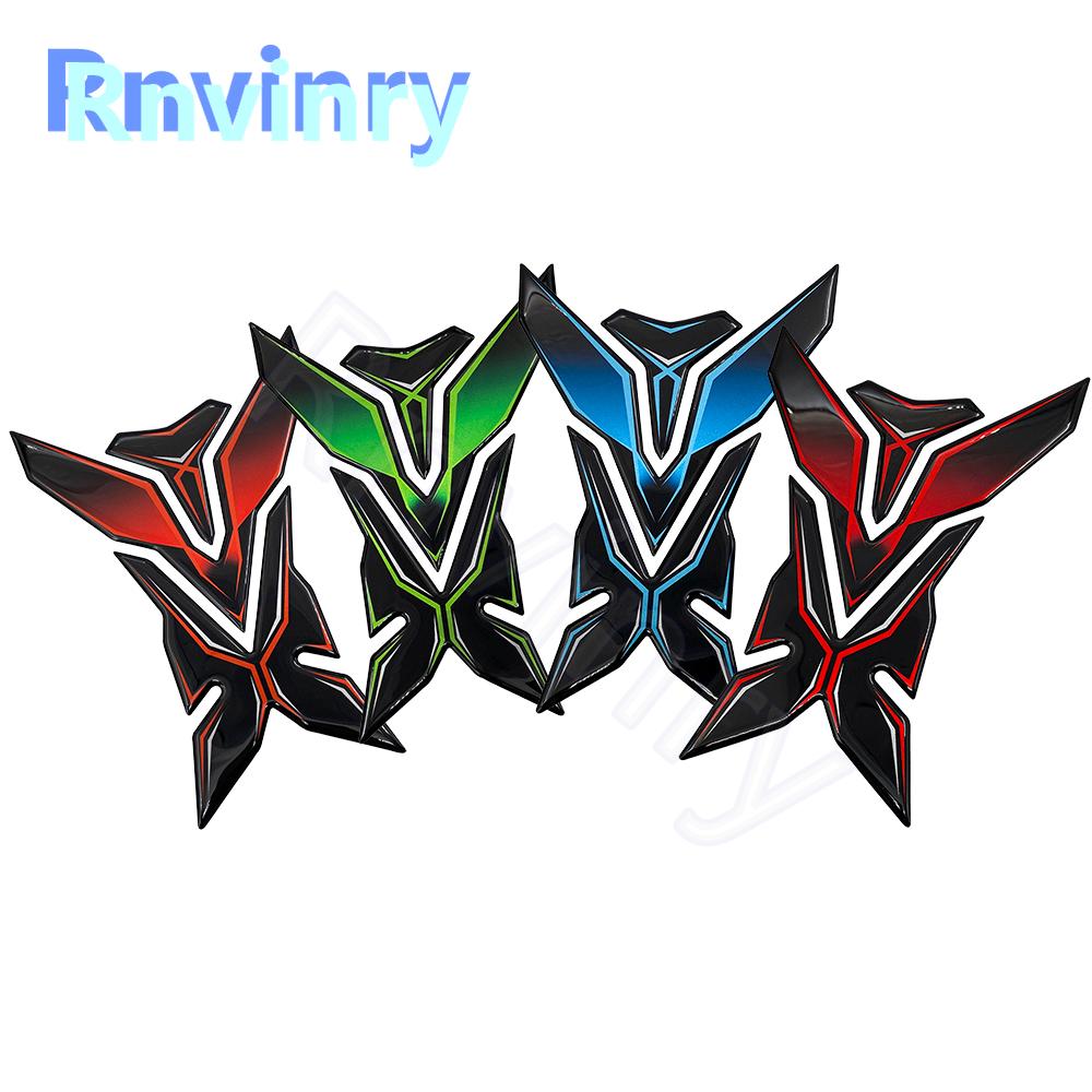 For VERSYS Aprilia Yamaha Kawasaki Ninja 3D Motorcycle Gradient Fuel Tank Drip Adhesive Universal Sticker Decal