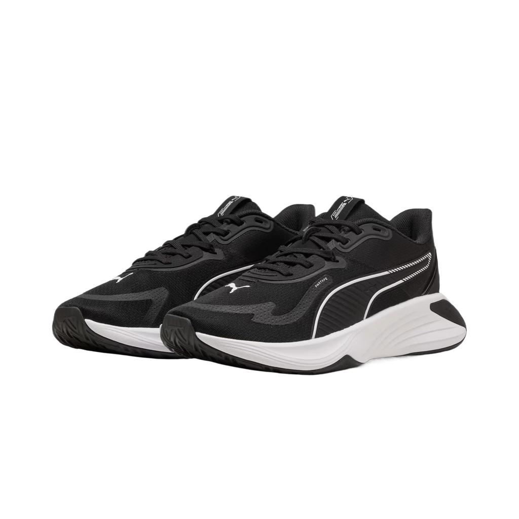 Puma Pwr Hybrid Comfortable Shock Absorption Low Top Running Shoes Men Sneakers Black 31028201