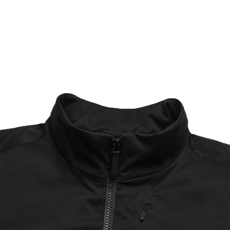 FILA Golf Series Minimalist Stylish Classic Casual Sports Versatile Comfortable Warm Cotton Jacket Men jackets Deep-Black A11M615916FBK