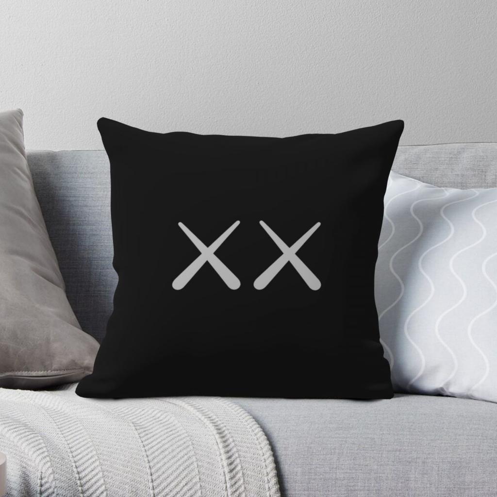 Sad Grey Boys Square Pillowcase Polyester Linen Velvet Printed Zip Decor Car Cushion Cover