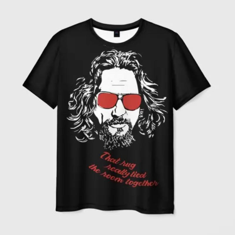 Film The Big Lebowski The Dude Tričko 3D potisk Pánské Dámské Unikátní Tričko Topy Móda Unisex Velká Velikost Streetwear Oblečení