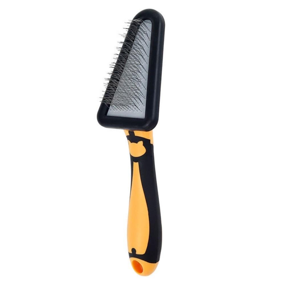 Quality Stainless Steel Cat Brush Cleaning Tools Soft Handle Dogs Combs Dog Grooming Brush Dog