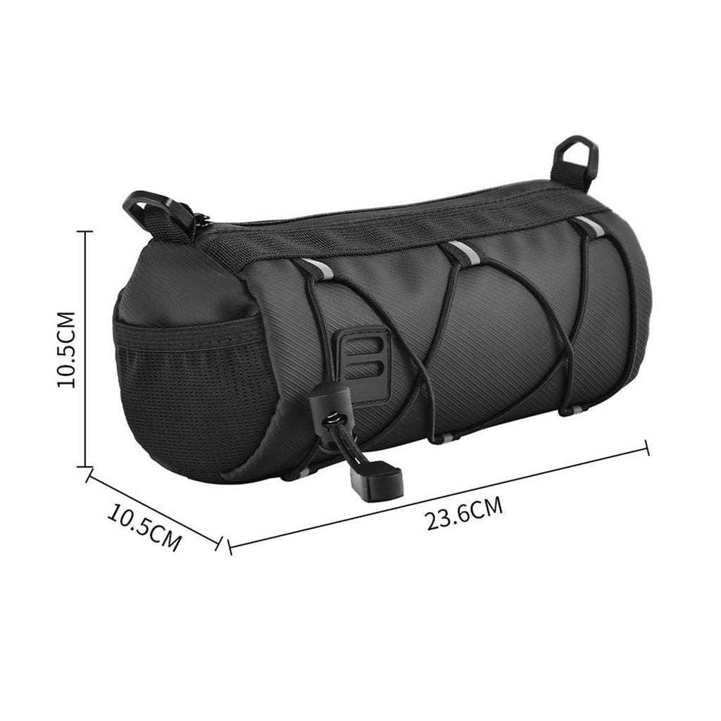 Bicycle Wear Resistant Pouch Bicycle Handlebar Bag Head Bag for Road Bikes Outdoor Riding Bicycling Folded Bikes