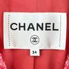 Chanel P63214V48641 Düz Ceket Kırmızı Kadın 34 2022Paslanmaz Çelik kullanıldı