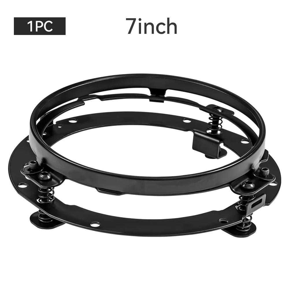 

For 7 Headlamp Mount Lamp Holder for Wrangler JK TJ Motorcycles 1PC/2PCS Mounting Bracket for 7 inch LED Headlight Ring