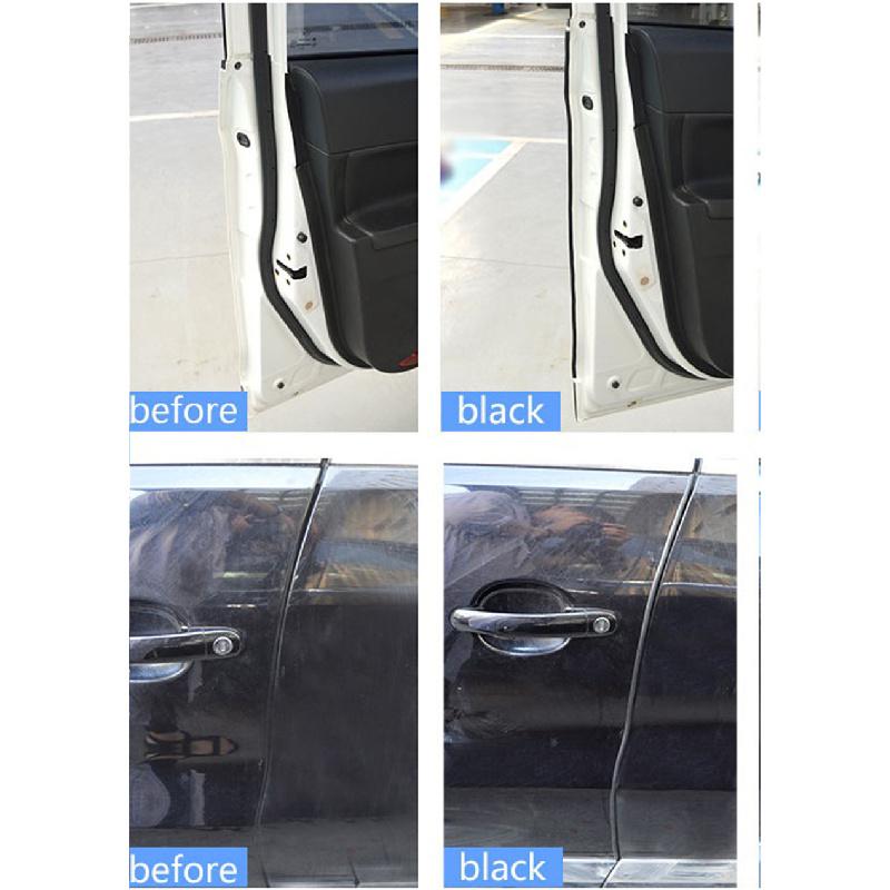 New Black Rubber Seal Strip Car Door Pillar Closed Edge Weatherstrip Big O-U Type 5m