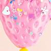 Strawberry Squeeze Toy with Sequins Realistic Strawberry Shape Stress Ball Slow Rebound Simulation Fruit Sensory Fidget Toy