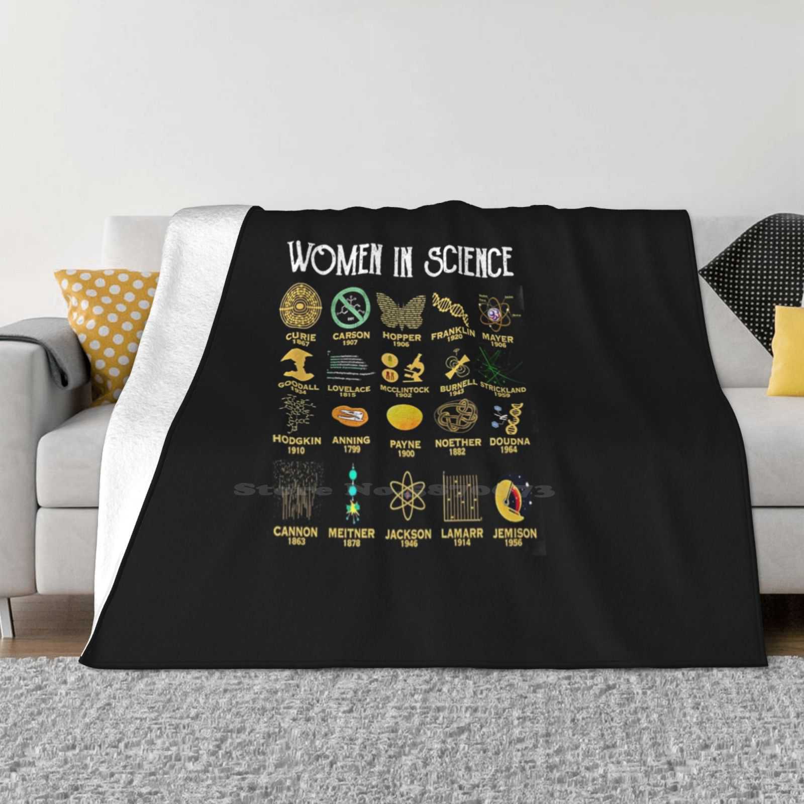 Science Scientist Thanks Women In Science Low Price New Print Novelty Fashion Soft Warm Blanket Women In Science Astronomy 30x40in
