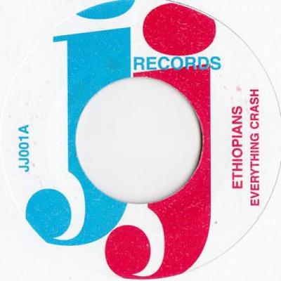 Δίσκος 7 ιντσών ETHIOPIANS / ANSEL COLLINS - Everything Crash / Bigger Boss JJ001 JJ 1969 UK Reggae, Ska & Dub