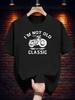 Vintage Motorcycle Graphic T-shirt - "I'm Not Old I'm A Classic" Retro Design