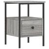 Maison Exclusive - Table de chevet sonoma gris 34x36x50 cm bois d'ingénierie