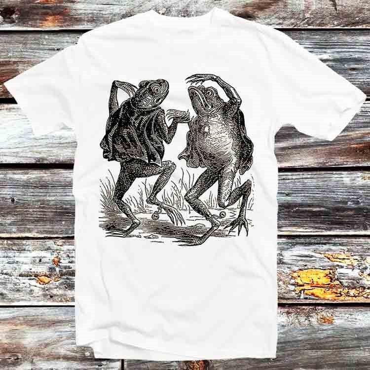 

Dancing Frog Toad Demons Withells Japanese Art T Shirt B343 L