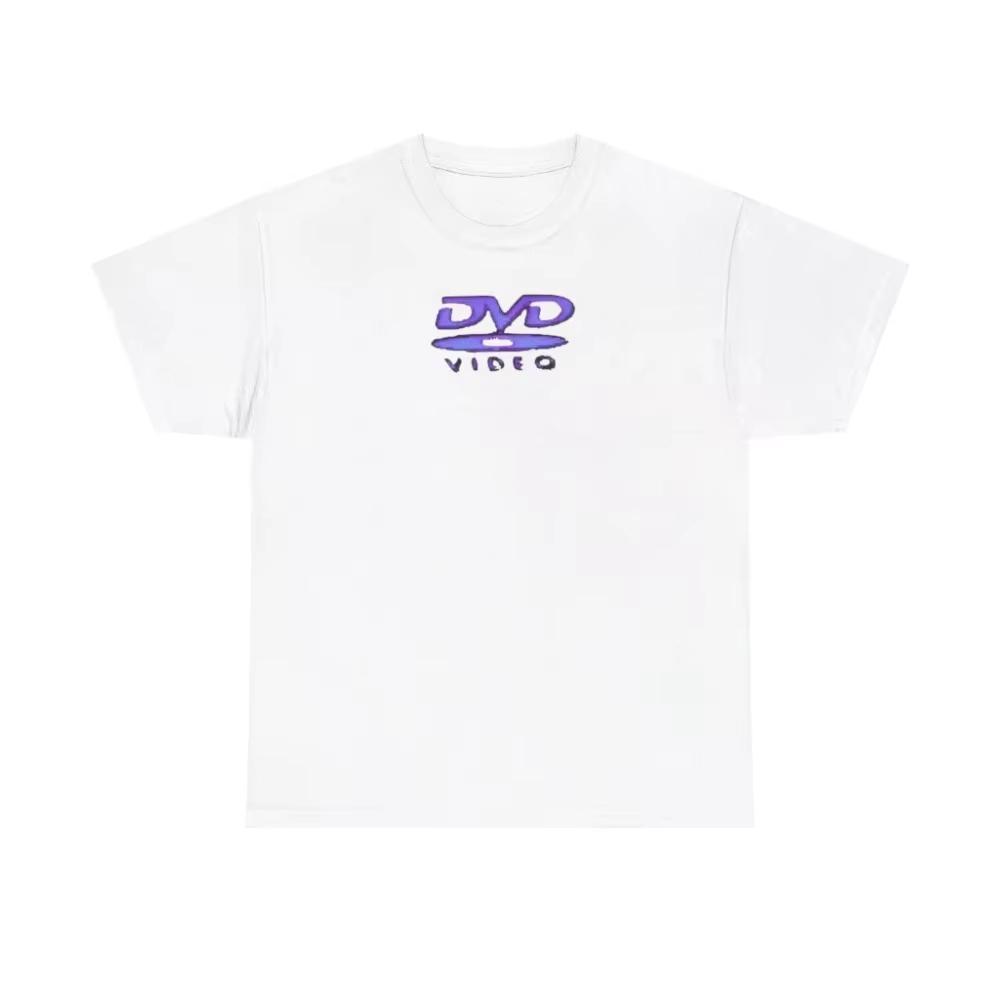 Funny Retro Graphic DVD VIDEO Logo Print TShirt Unisexs Clothing Women Casual Streetwear Style Top 2026 Summer New T Shirt